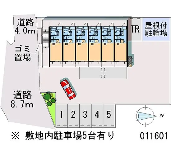 ★手数料０円★武蔵村山市中藤　月極駐車場（LP）